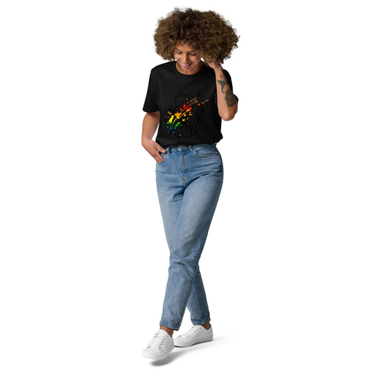 Pride Splatter Unisex Organic Cotton T-Shirt
