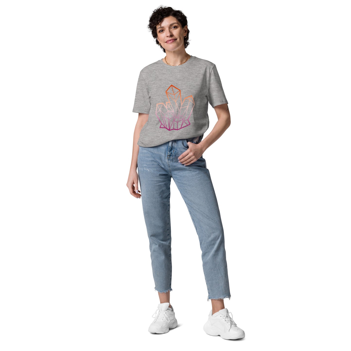 Lesbian Pride Unisex Organic Cotton T-Shirt