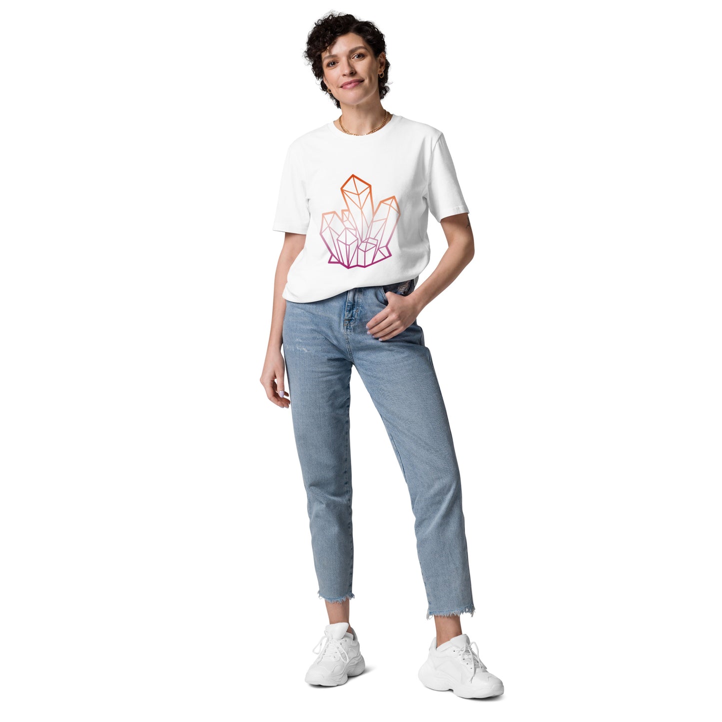 Lesbian Pride Unisex Organic Cotton T-Shirt