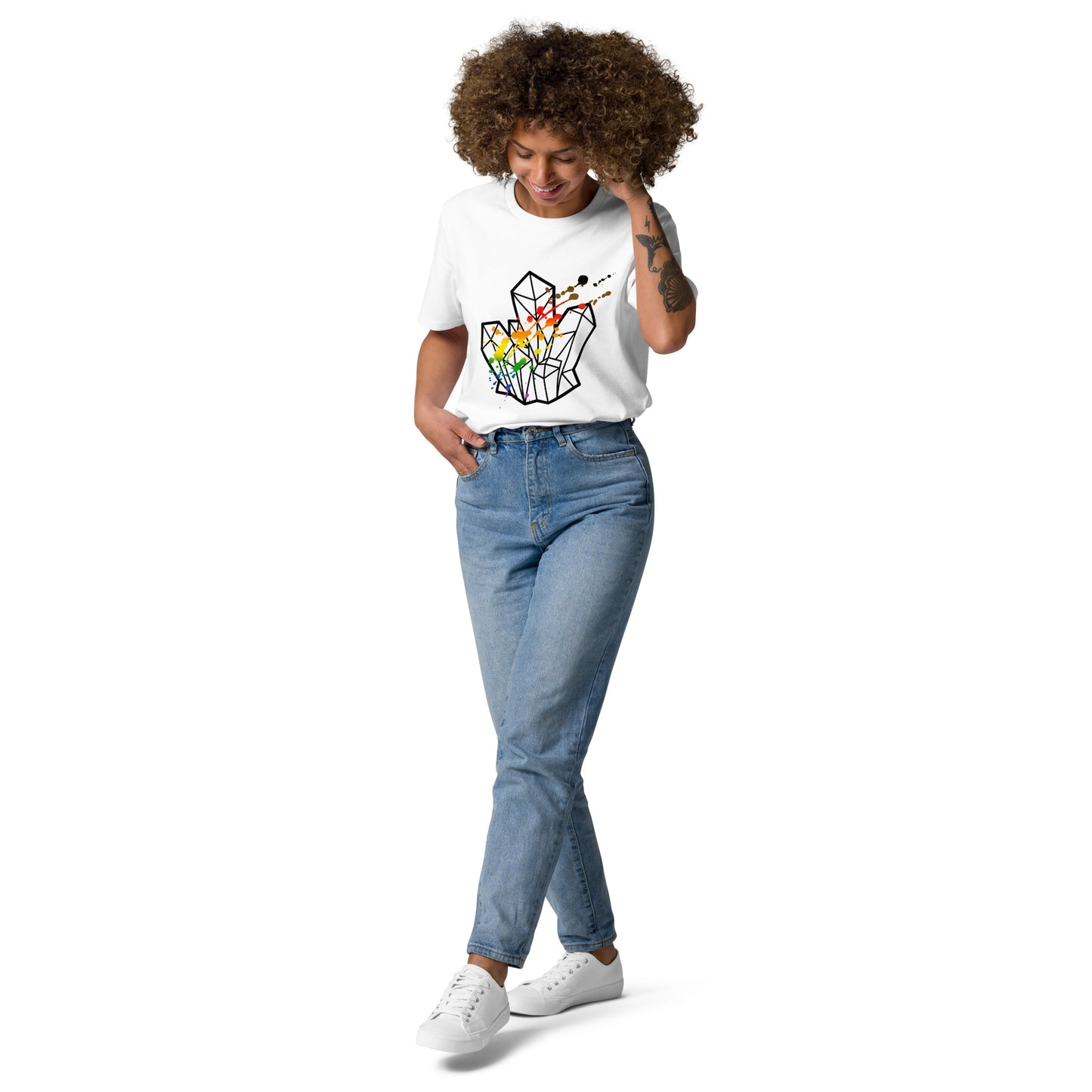 Pride Splatter Unisex Organic Cotton T-Shirt